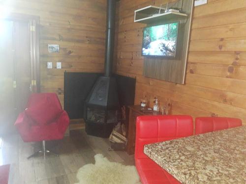 Ruang duduk di Sitio Recanto Catuci