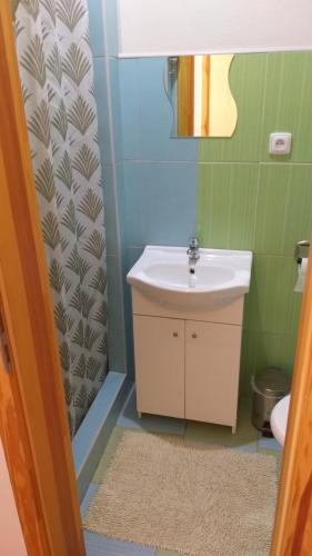 Koupelna v ubytování Penzion u Pilaře