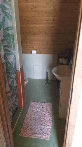 Koupelna v ubytování Apartmány u Pilaře