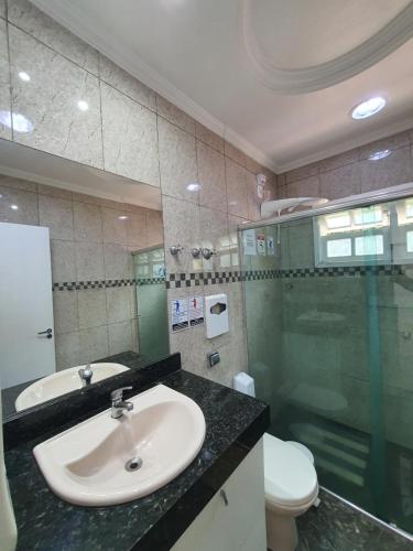 Kúpeľňa v ubytovaní Villa Hostel SP - Próximo ao Allianz Parque