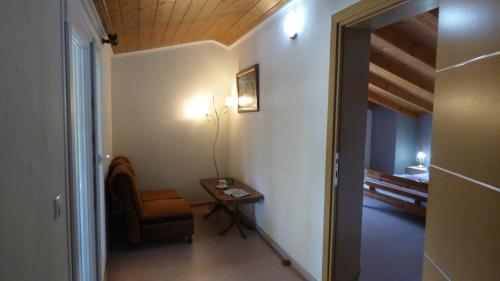 Гостиная зона в Thassos House Natalia