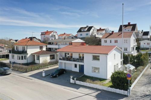 a view of a residential neighborhood with houses at Tangen in Kungshamn