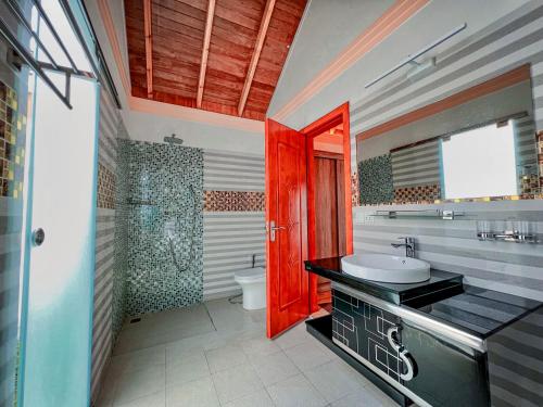 Koupelna v ubytování Sabba Beach Suite , Fodhdhoo - Maldives