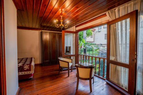 Balkón nebo terasa v ubytování Mediterra Art Hotel Antalya
