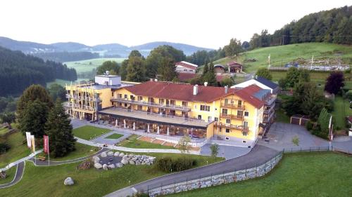 Blick auf Landhaus zur Ohe aus der Vogelperspektive