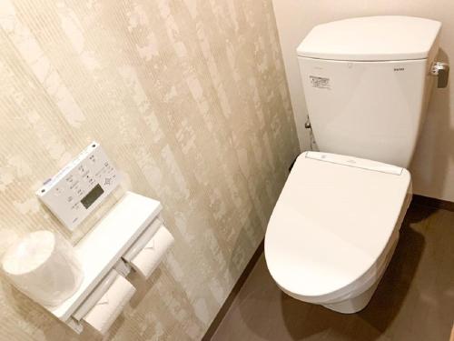 Koupelna v ubytování HOTEL LiVEMAX Kyoto Nijojonishi