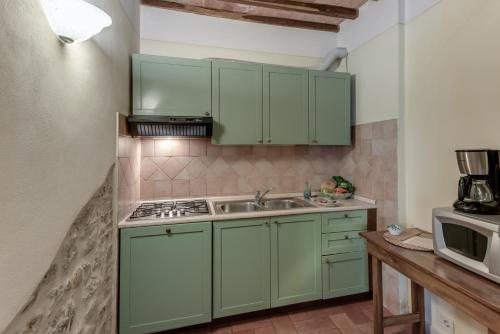 Η κουζίνα ή μικρή κουζίνα στο Borgo Al Cerro