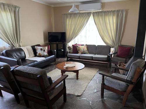 Χώρος καθιστικού στο Kunje Guesthouse