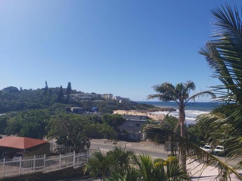 a view of the beach from our balcony at Crayfish Inn no.8 in Ramsgate