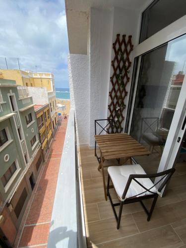 Beach balcony lounge