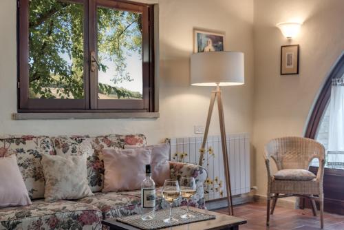 Χώρος καθιστικού στο Borgo Al Cerro
