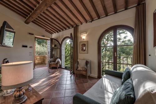 Χώρος καθιστικού στο Borgo Al Cerro