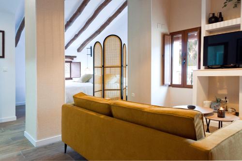 Cases Noves - Boutique Accommodation - Adults Onlyにあるテレビまたはエンターテインメントセンター