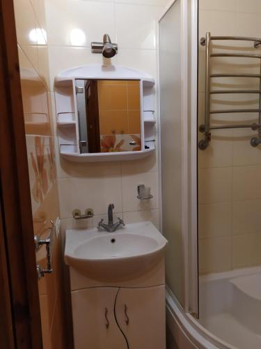 Ванна кімната в Three Bedroom Stepana Bandery Street