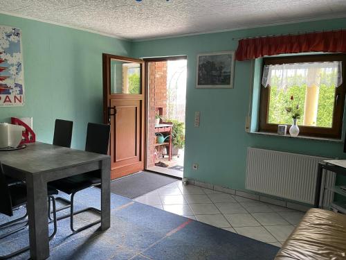 Ruang duduk di Ferienwohnung Le