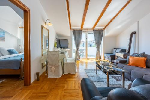 Posezení v ubytování Apartments Villa Bare