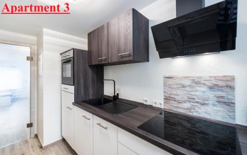 Dapur atau dapur kecil di FeWo an der Havel