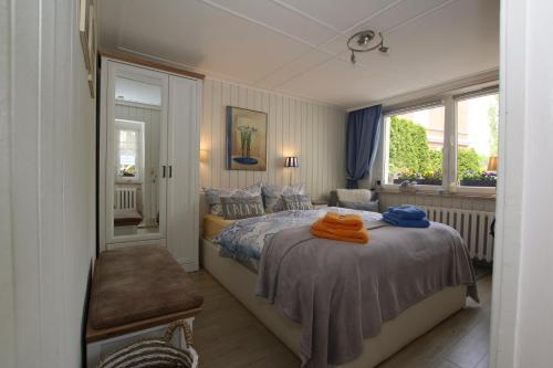 Voodi või voodid majutusasutuse Schlossblick toas