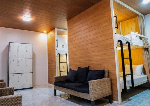Posezení v ubytování B&B Backpackers