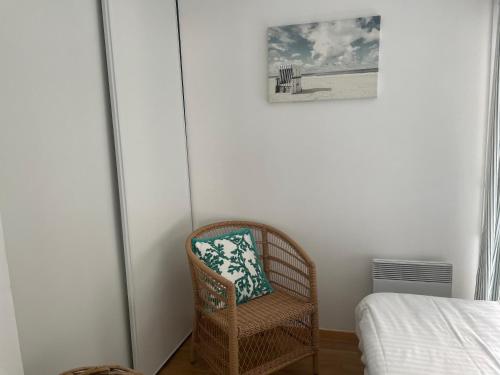 Ruang duduk di La Parenthèse Touquettoise