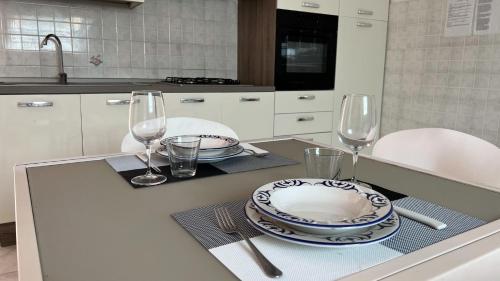 Kuchyň nebo kuchyňský kout v ubytování Casa del Minatore 1 - Gonnesa