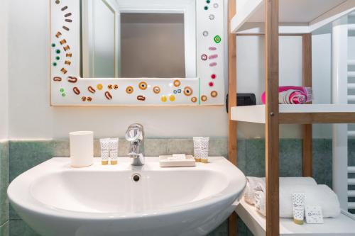 A bathroom at Ca' dei Mercanti
