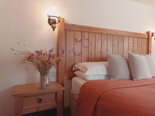 Katil atau katil-katil dalam bilik di The Gwaelod y Garth Inn