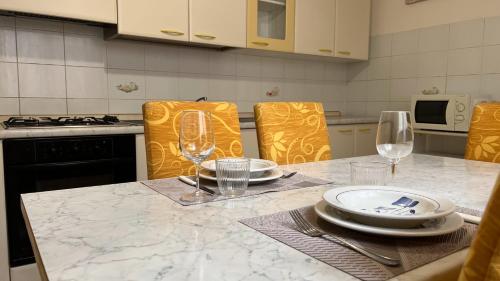 Dapur atau dapur kecil di Casa del Minatore 2 - Gonnesa