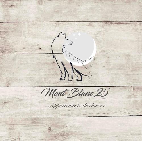 a drawing of a wolf on a wooden fence at Mont Blanc 25, vue Mont blanc, balcon, parking in Chamonix