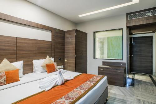 The Citi Residenci Hotel - Asansolにあるベッド
