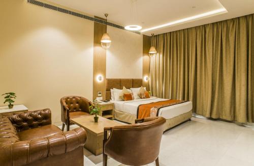 The Citi Residenci Hotel - Asansolにあるベッド