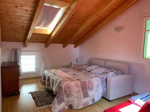 Postel nebo postele na pokoji v ubytování Al Castello