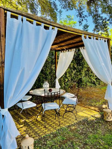 Zahrada ubytování B&B VALLE D'ORO