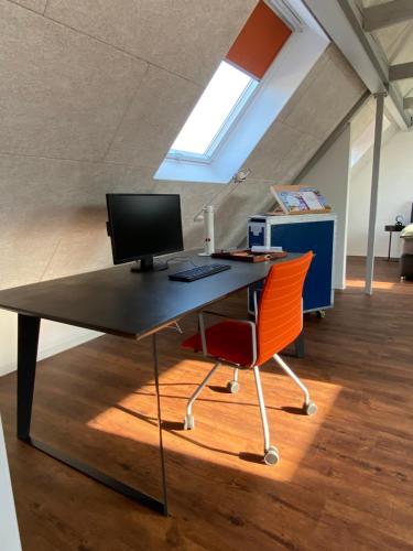 Μια τηλεόραση ή/και κέντρο ψυχαγωγίας στο Loft im Schleusenhaus
