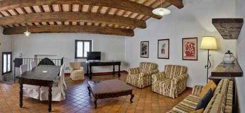 Posezení v ubytování Palazzo Viviani - Castello di Montegridolfo