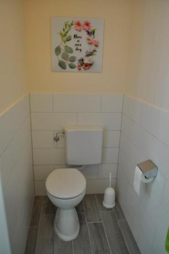 Bilik mandi di Ferienwohnung Südpark