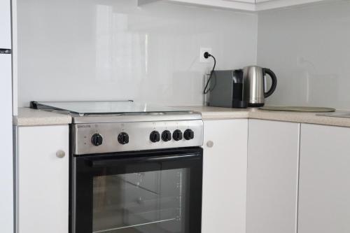 Η κουζίνα ή μικρή κουζίνα στο Villa Elea Apartments