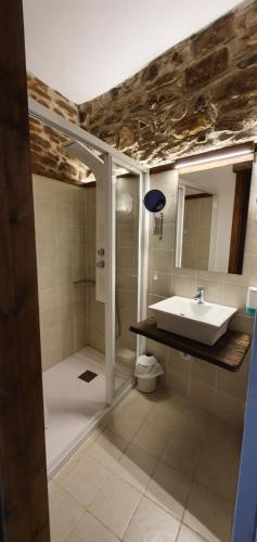Phòng tắm tại Casa Clara