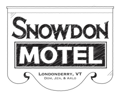Certifikát, hodnocení, plakát nebo jiný dokument vystavený v ubytování Snowdon Chalet Motel