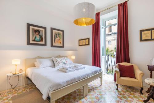 Postel nebo postele na pokoji v ubytování Mosta Dome B&B