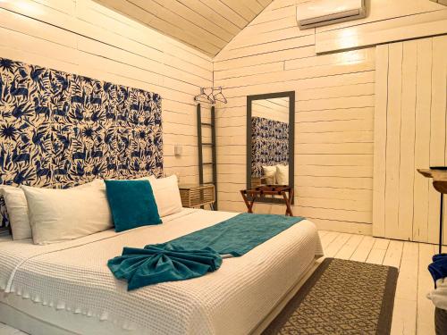 Postel nebo postele na pokoji v ubytování Zensus Eco Boutique Hotel