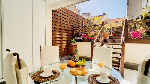 Balcone o terrazza di Cannes : superbe terrasse rue d'Antibes