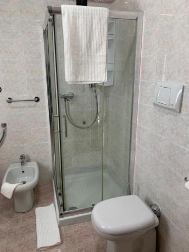 Phòng tắm tại La casa del principe