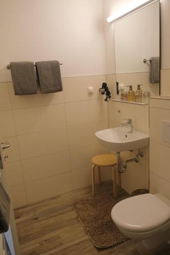 Un baño de Gästehaus Langhals