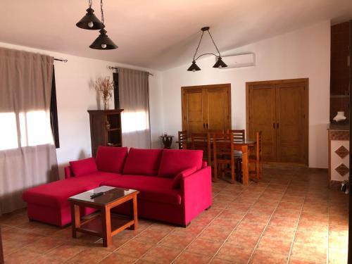 Ruang duduk di Chalet Ventura Conil