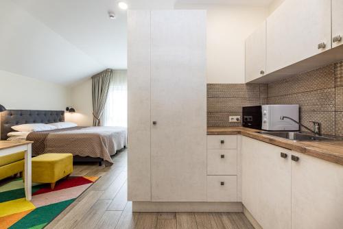 Dapur atau dapur kecil di Amber drop