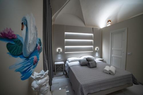 Ένα ή περισσότερα κρεβάτια σε δωμάτιο στο That's Amore Accommodation Tropea