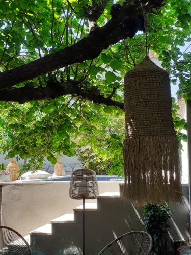 Κήπος έξω από το SOUS LE TILLEUL à RUOMS