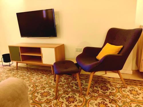 Oasis 22 Savynomad Harbour Residences wow Viewsにあるテレビまたはエンターテインメントセンター