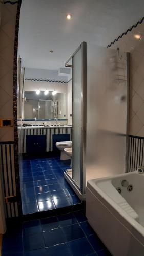 Et badeværelse på La casa di Sacco - Appartamento Bologna Centro